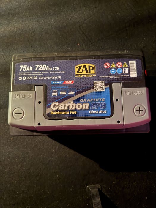 Bateria nova 75 ah - Start/Stop