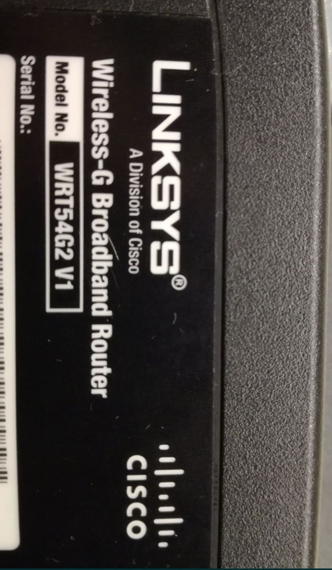 Linksys Cisco WRT54G2 V1 - router Wifi