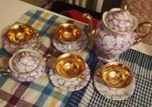 Sprzedam  śliczny zestaw kawowy ceramiczny