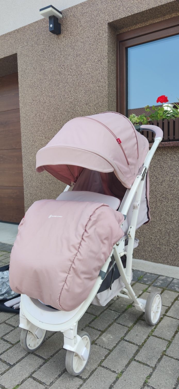 Wózek spacerowy Eurocart Volt Pro dla dziewczynki