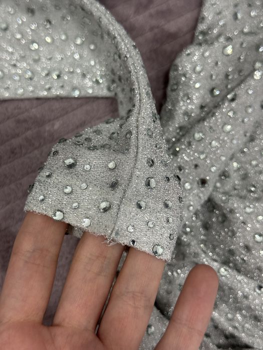 Сухня срібна стрази платье серебро xxs oh polly