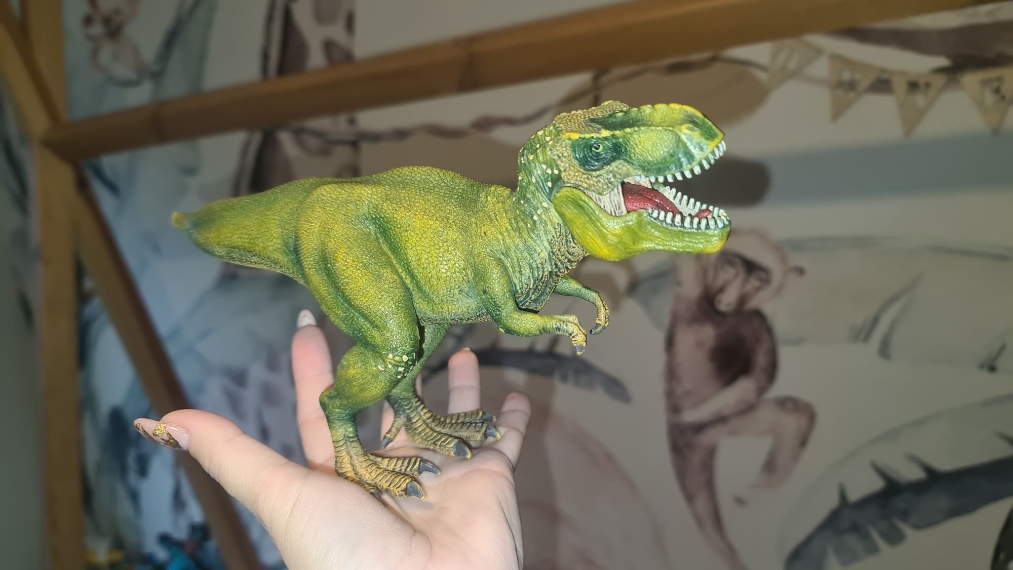 Schleich dinozaur zielony masywny tyranozaur 14525 oryginalny