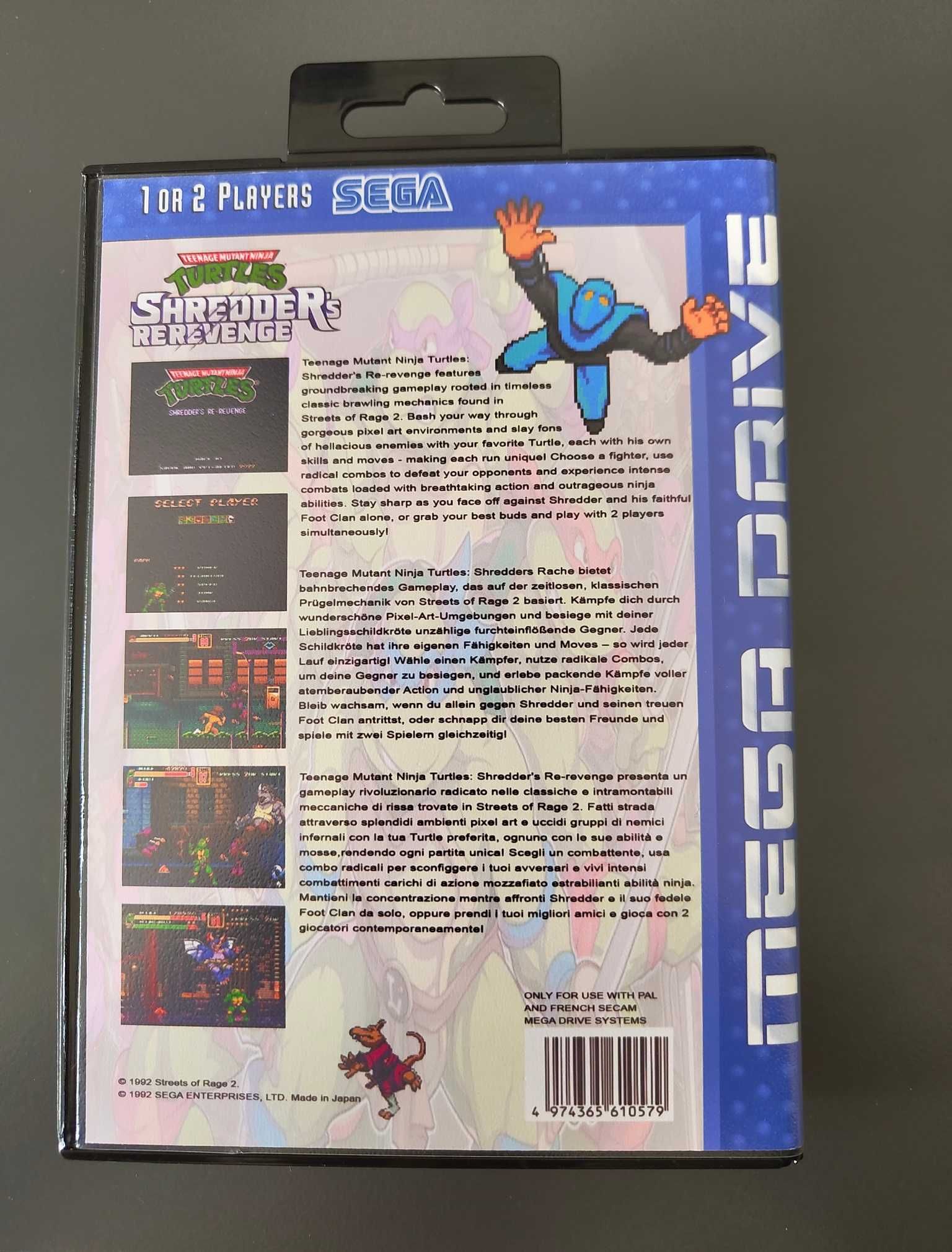 TMNT Shredder's Re Revenge - Mega Drive