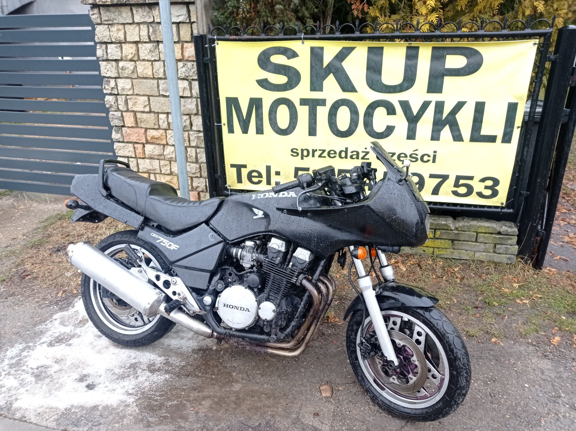 honda cbx 750 rozrusznik gaźnik silnik części wydech zegary stator