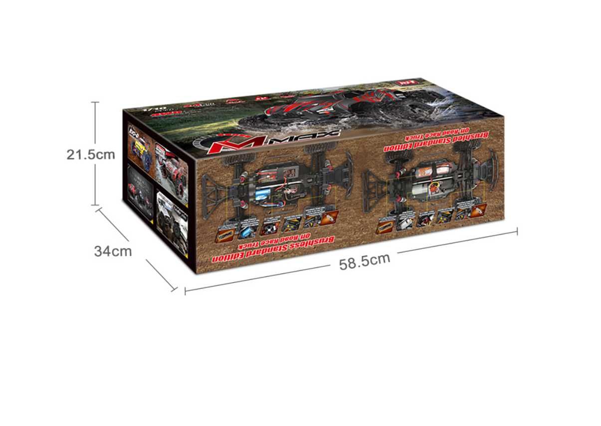 Машинка на пульті керування Remo Hobby M Max 1031 RTR 1/10