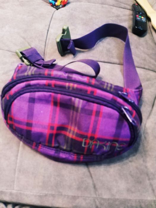 Dakine, claire's женская бананка, сумка поясная, фиолетовая, белая