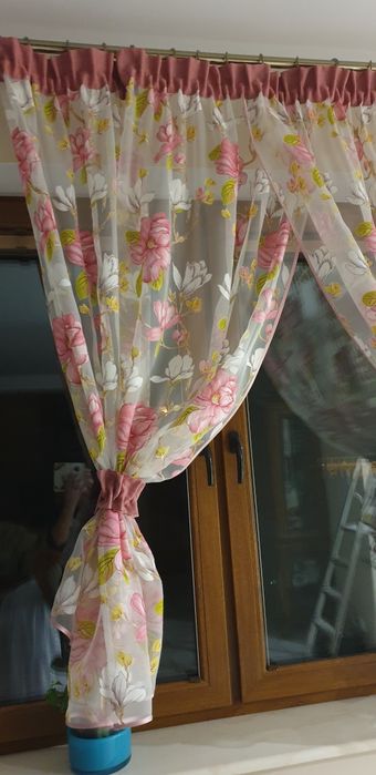 Firana gotowa prześliczna kolorowa