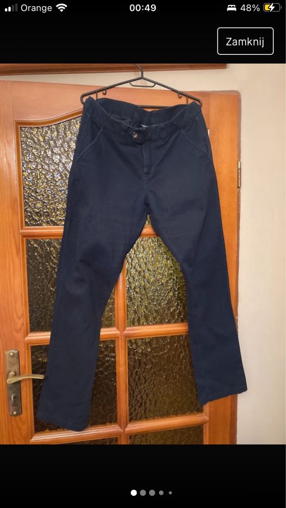 Spodnie materialowe meskie