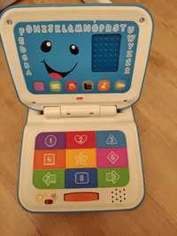 Laptop malucha, zabawka interaktywna Fisher Price + GRATIS