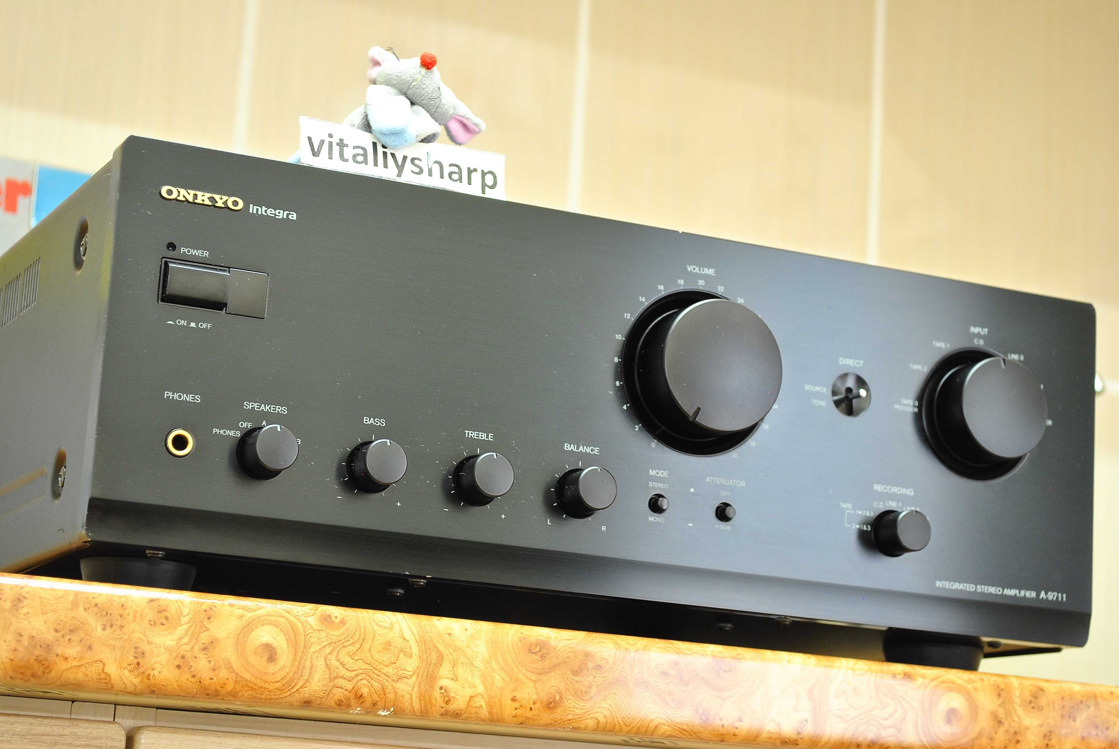 HI-END ONKYO A-9711 () 15кг от 80/140вт, идеальный! Суперзвук!