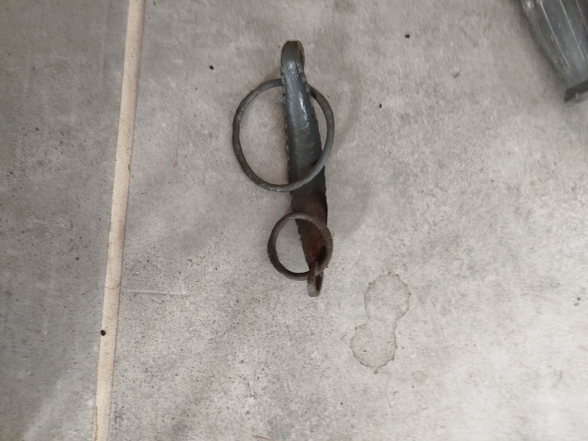 Peça em ferro antiga