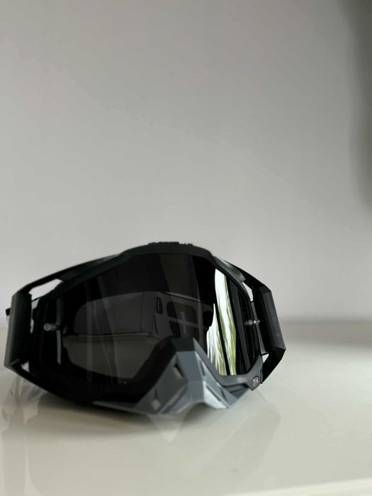 Gogle okulary 100% nowe Czarne, na cross quad mtb enduro rower