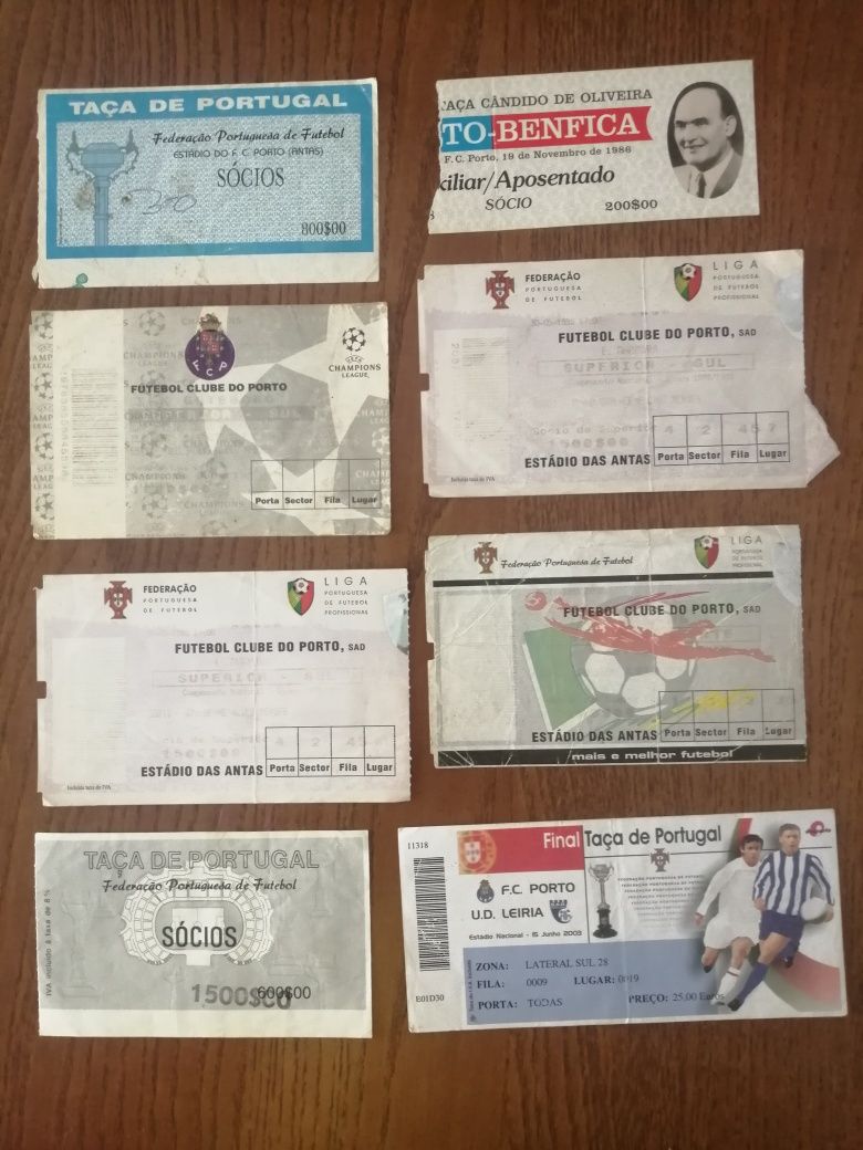 Bilhetes desportivos para colecionadores