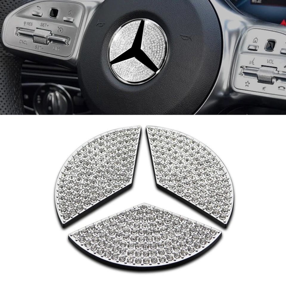 Logotipo volante carro Mercedes - Novo