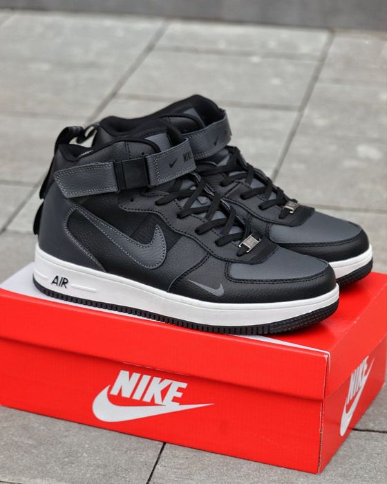 Чоловічі зимові хутряні кросівки Nike різнокольорові | кросівки найк