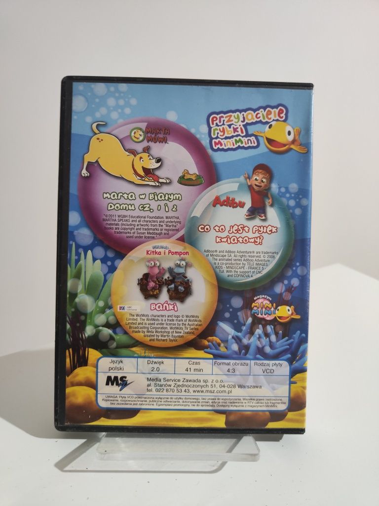 Przyjaciele rybki minimini Marta mówi, Adibu, Kitka i Pompon VCD