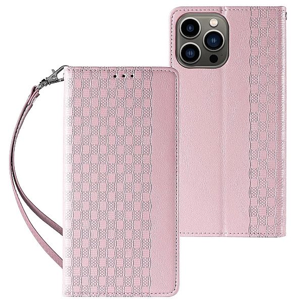 Magnet Strap Case etui iPhone 14 Pro Max pokrowiec z klapką portfel mi
