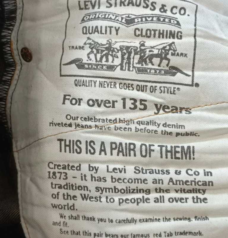 Levi's 511 32/32 męskie jeansy vintage granatowe