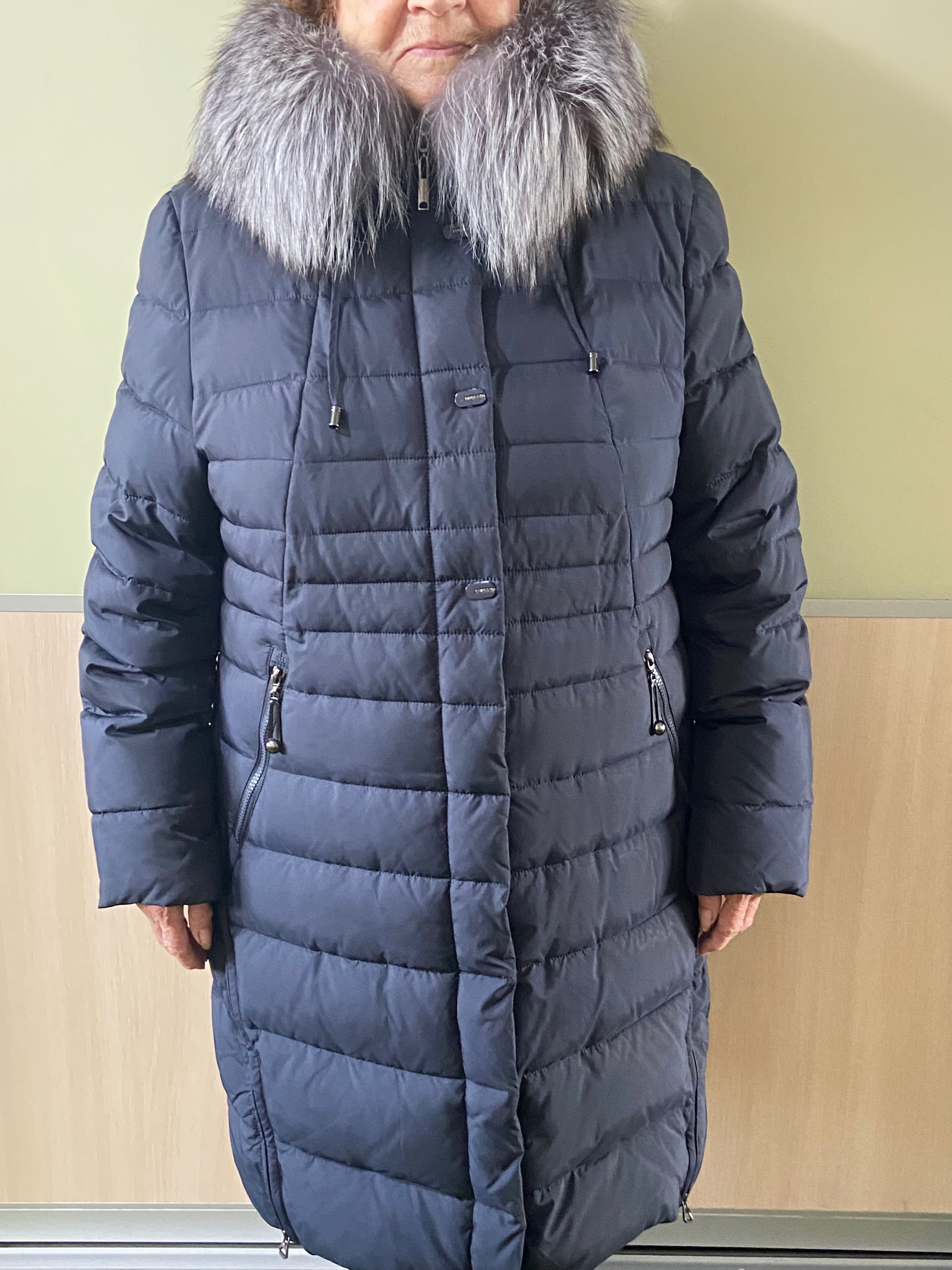 Жіноче зимове пальто Natali Milen натуральне хутро