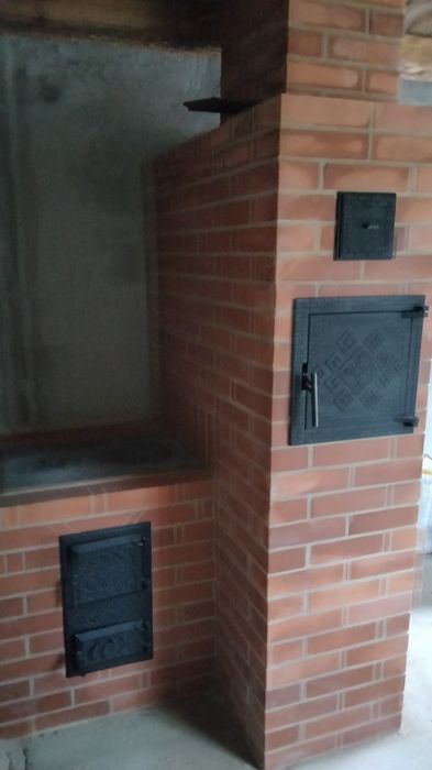 Мурую печі, каміни,барбекю комплекси .