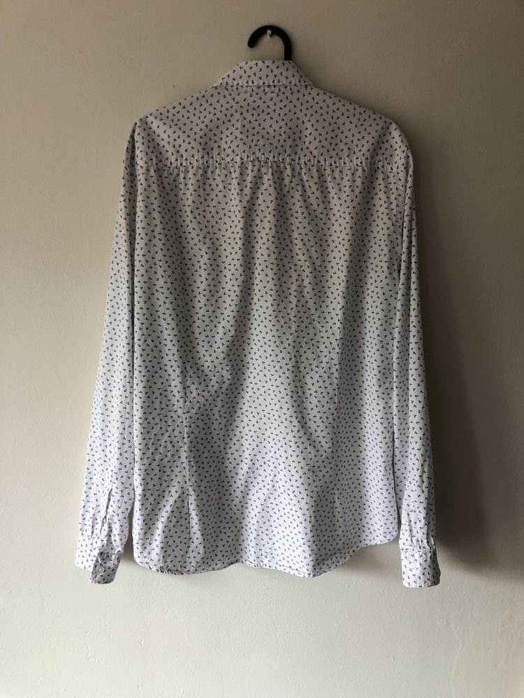 Koszula męska House M kwiaty wzory casual smart