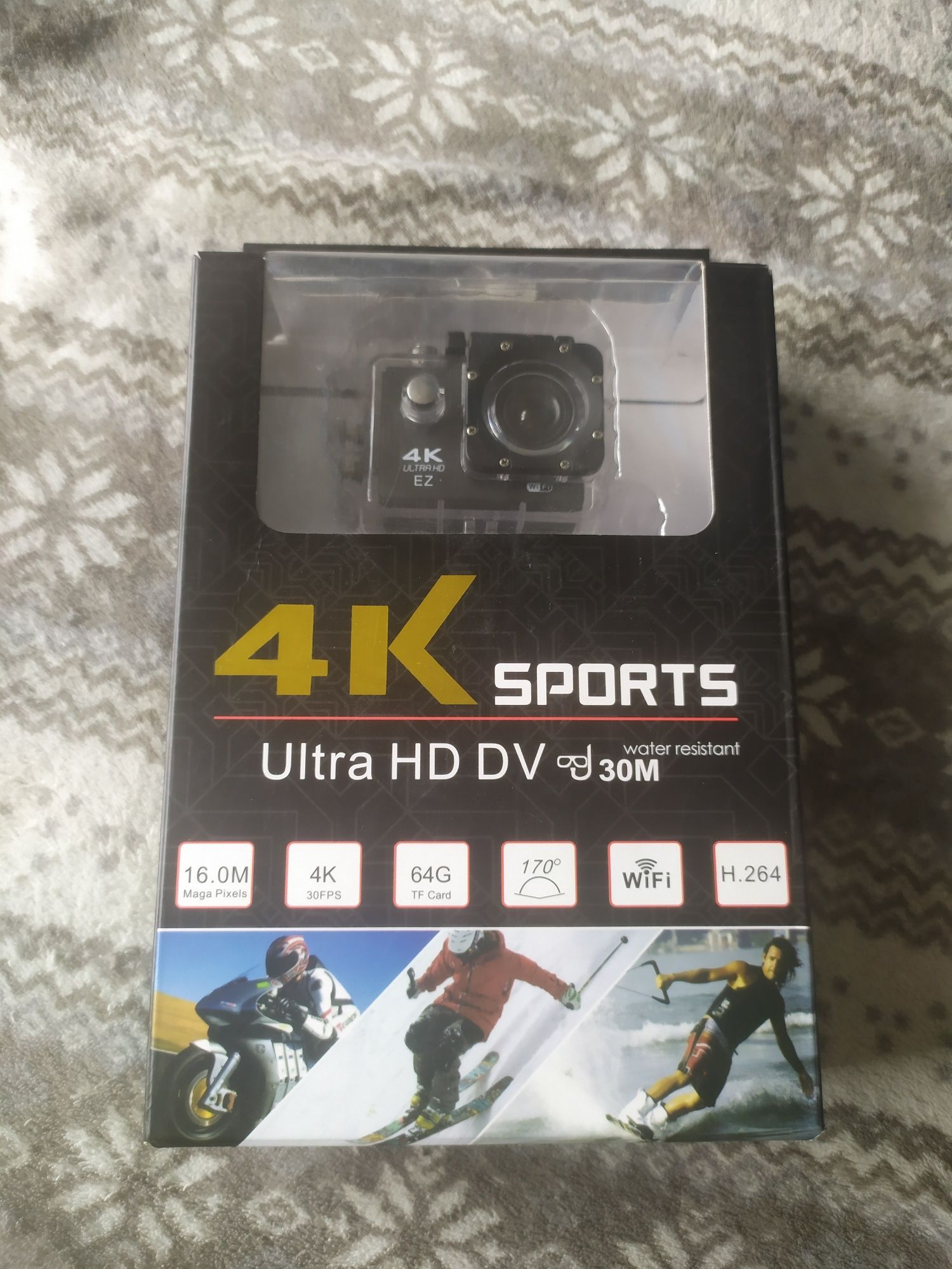 Экшн камера 4K SPORTS ULTRA HD