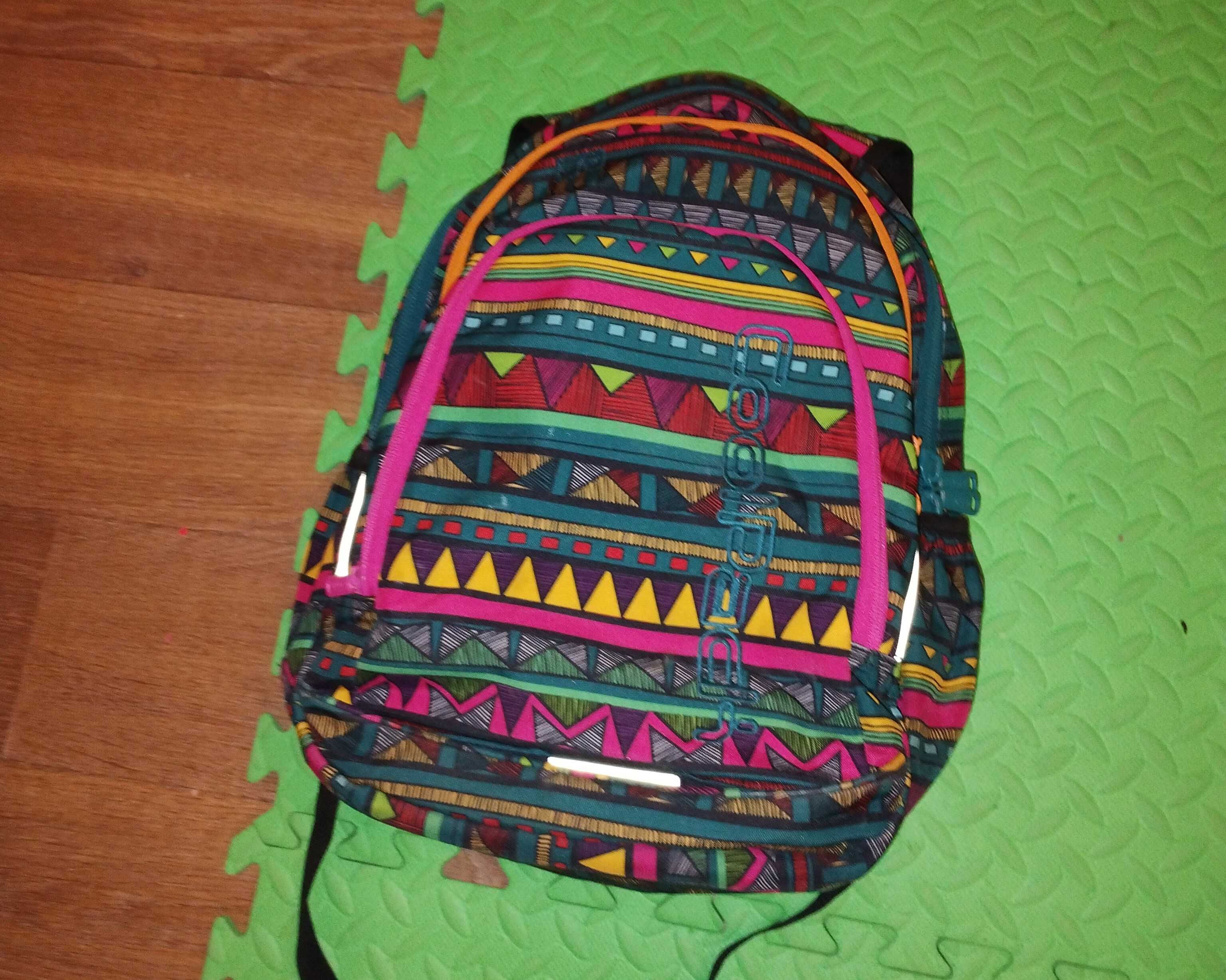 Plecak szkolny CoolPack Factor, kolor Mexican Trip, 29l, stand bdb