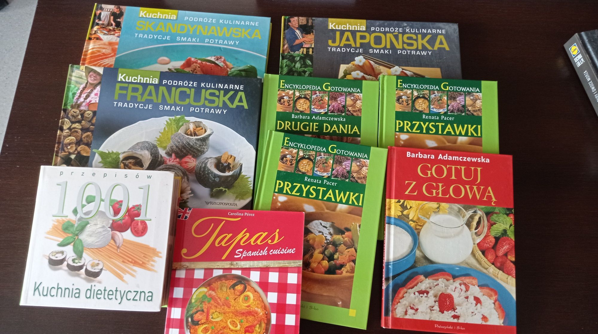 Książki kulinarne zestaw komplet