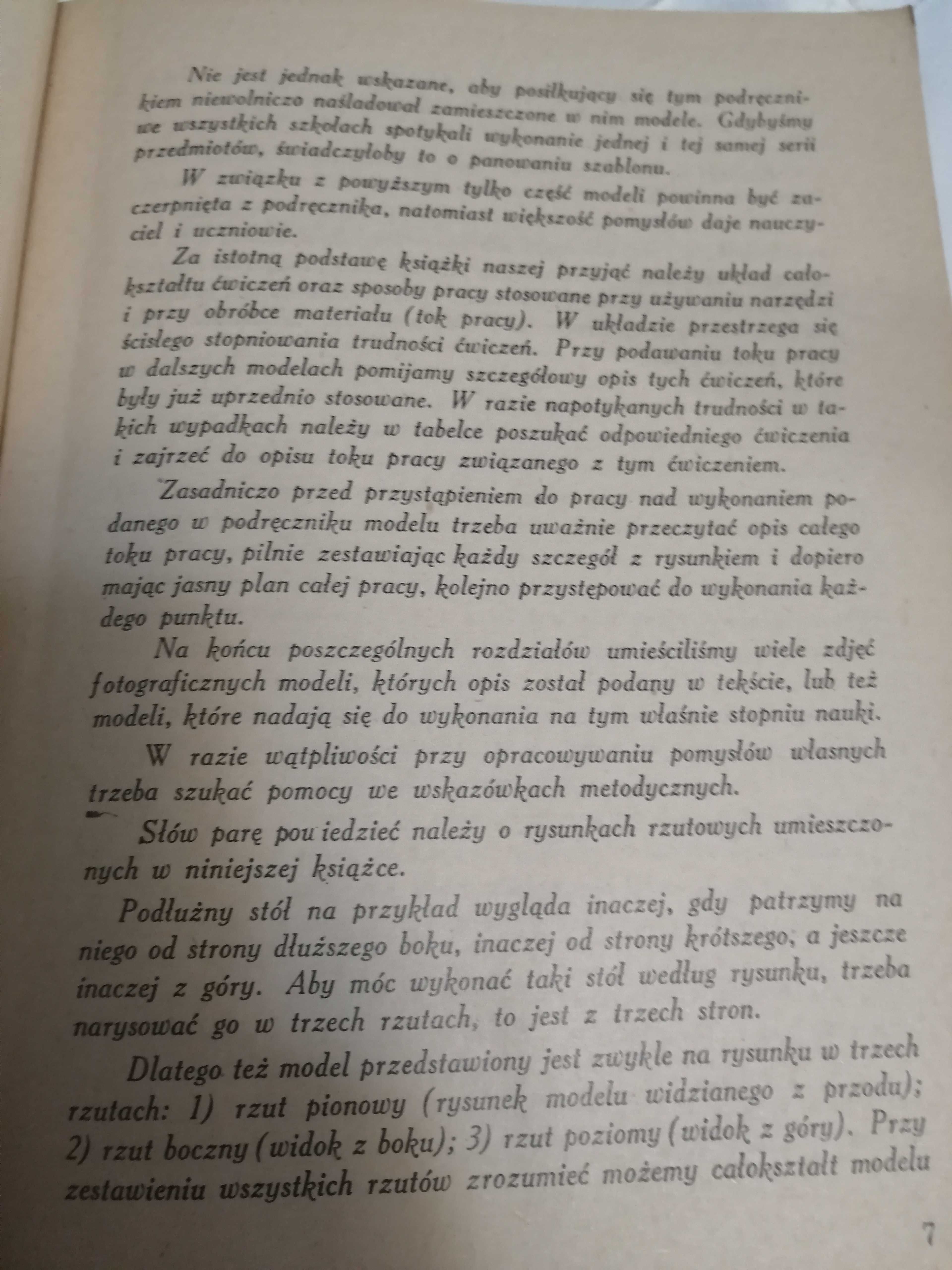 Nauczanie robot z drewna Wojnarowicz 1949