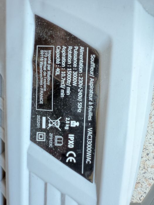 Soprador electrico novo