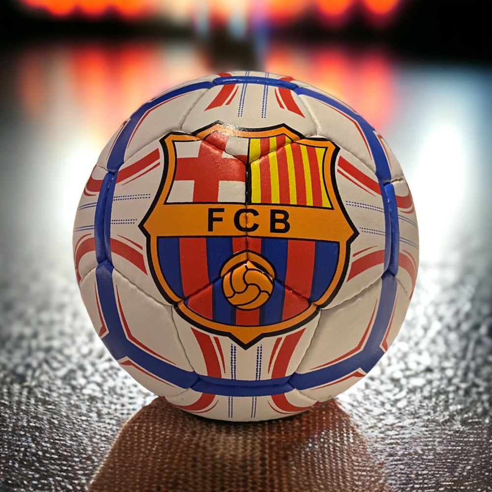 Футбольний м’яч Барселона шкіряний розмір 5
