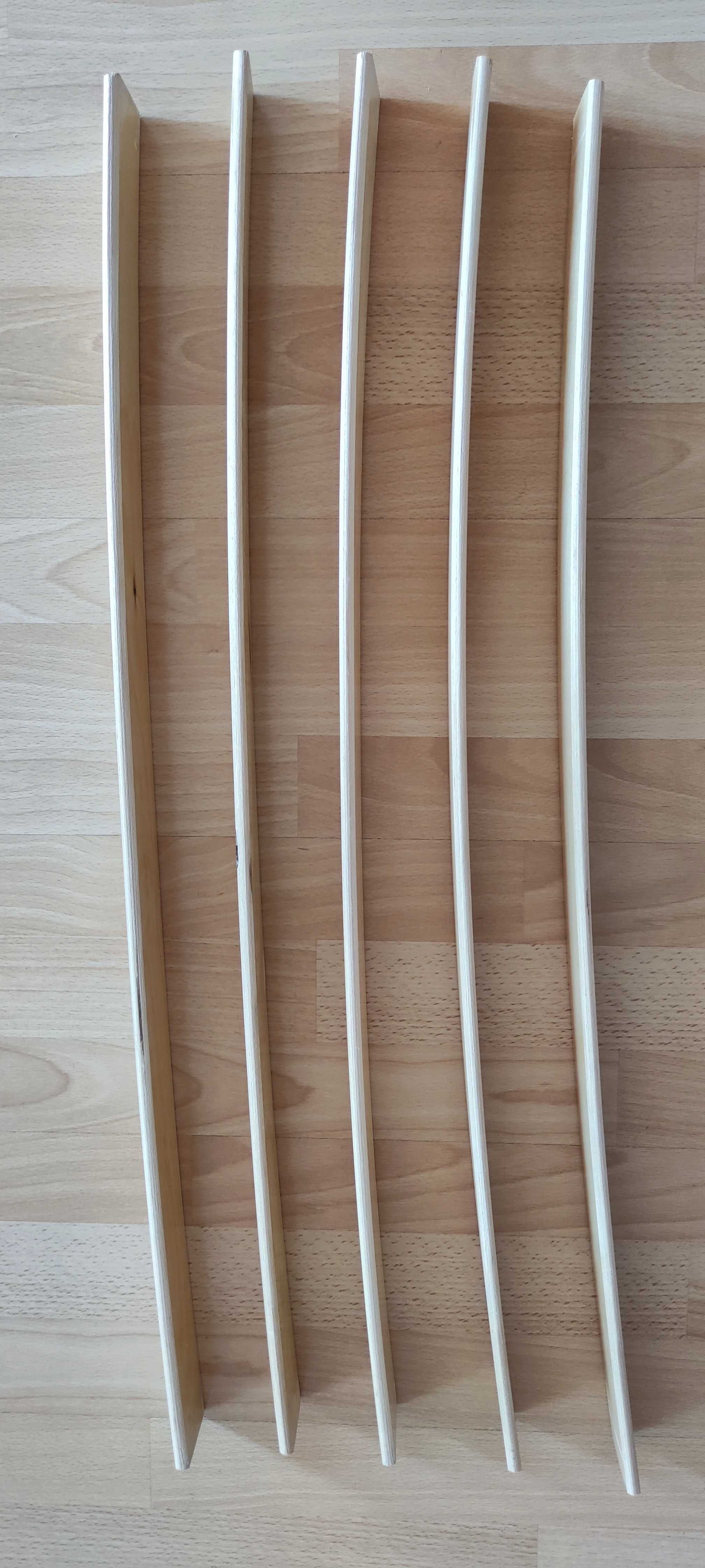 Listwy GIĘTKIE/ŁUKOWE sprężynujące - FLEX 15 szt.