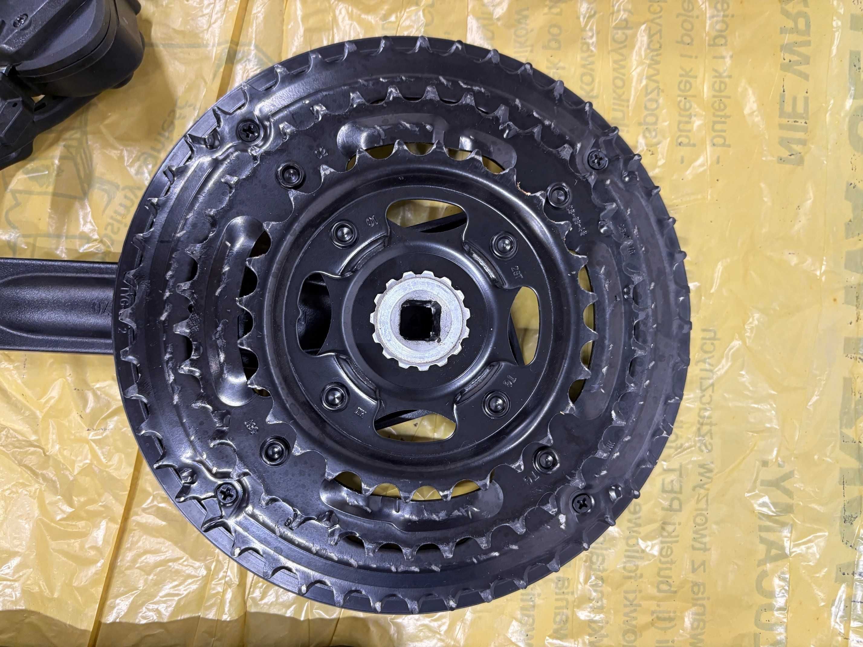 Kompletny napęd 3x8 Shimano/Tektro/Microshift Hamulce hydrauliczne