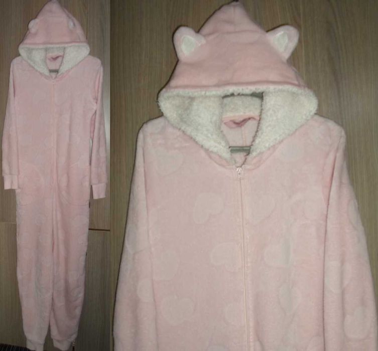 пижама кигуруми комбинезон слип флисовый размер S/M