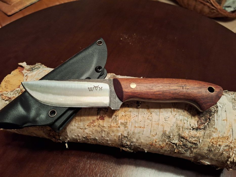Nóż myśliwski, obozowiec, custom-ręcznie robiony.