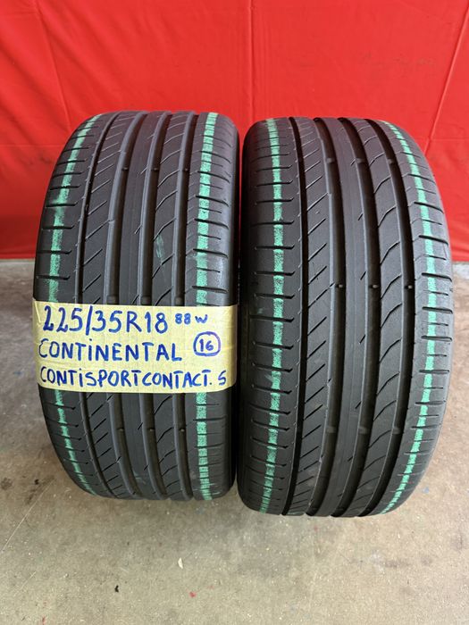 Pneus 225/35/18 Continental impecaveis