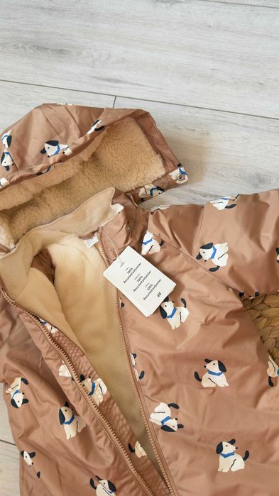 Зимовий термо комбінезон собачки від h&m ріст 80 до 104 см