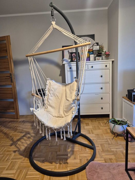 Bujany fotel, huśtawka  ze stelażem