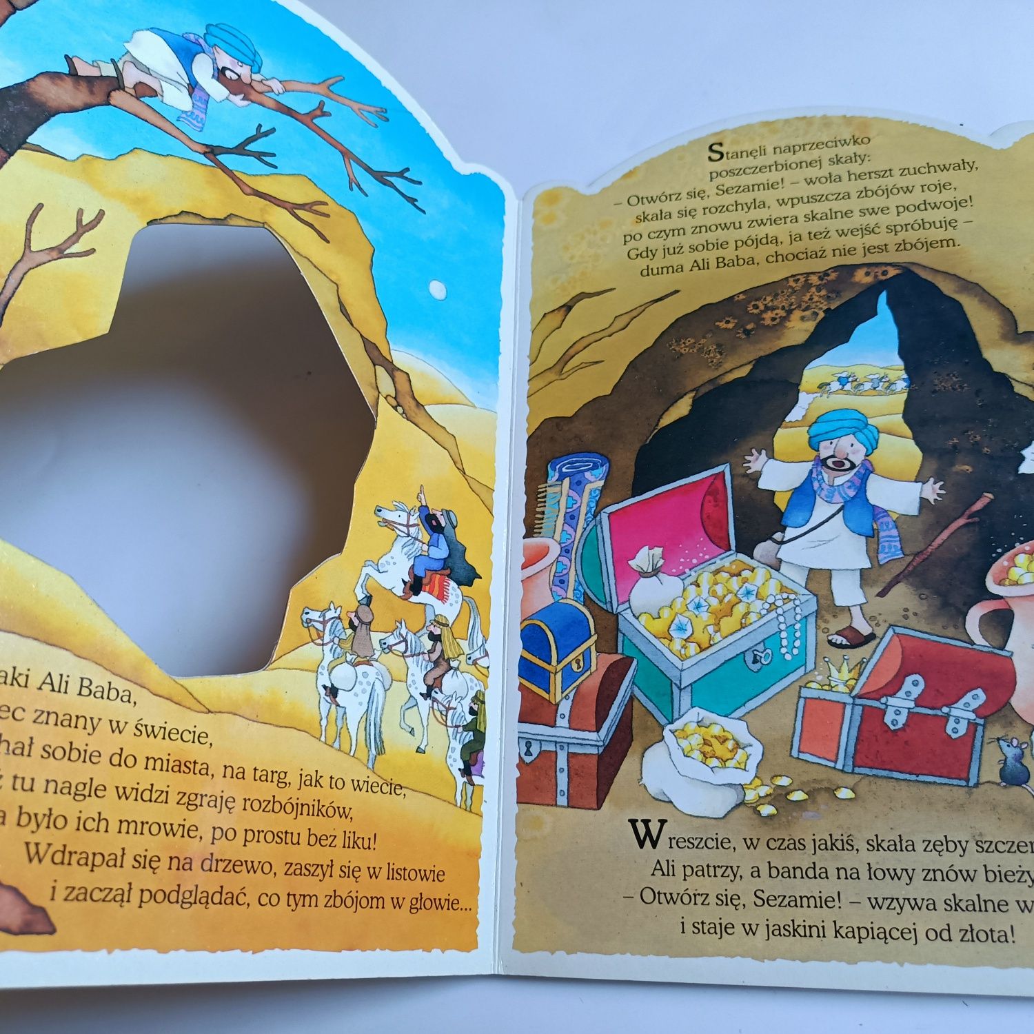 Ali Baba i czterdziestu rozbójników książeczka dla dzieci