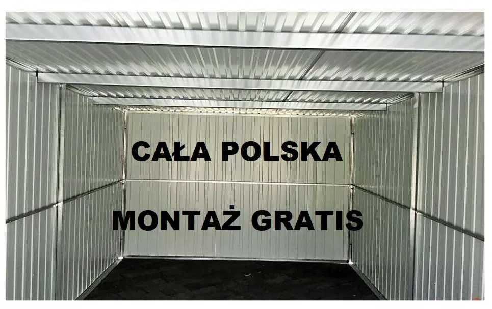 Garaż blaszany 3x5 szkielet ocynk! Garaże PROMOCJA! Cała Polska SZYBKO