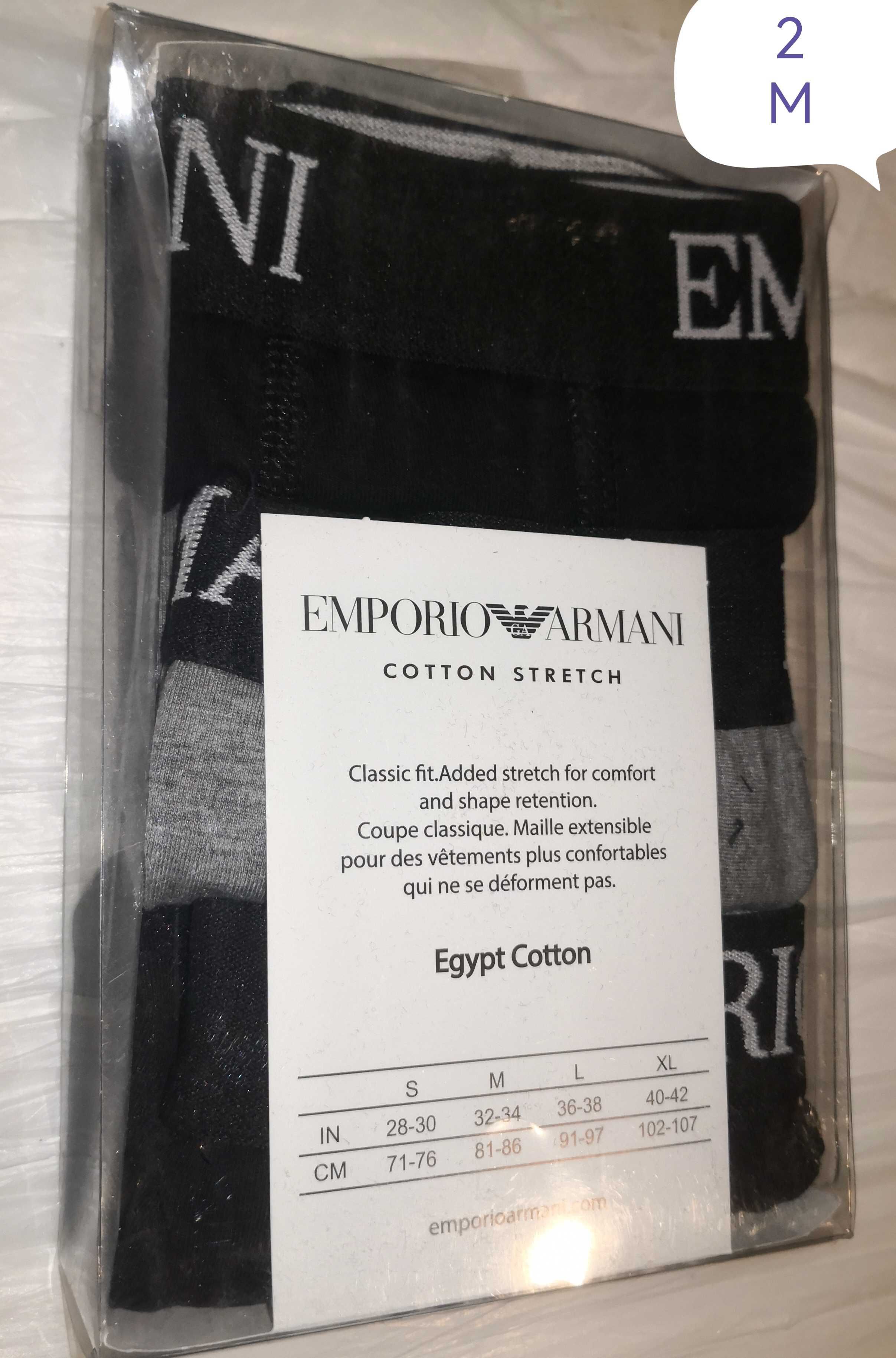 Promocja Bokserki męskie 3pak Hugo Boss Emporio Armani M L XL XXL