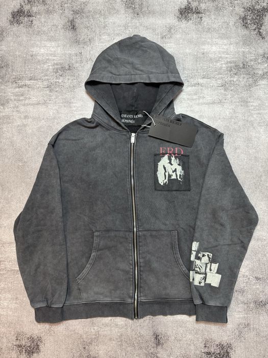 Зіп худі ERD Enfants Riches Deprimes Narcotica Logo M L vetements rick