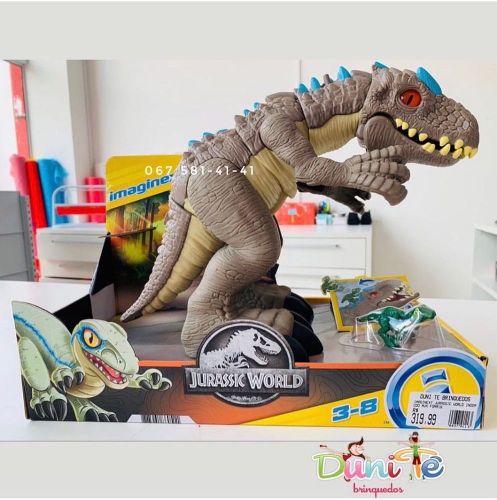 Jurassic World Indominus Rex динозавр великого розміру Fisher - price