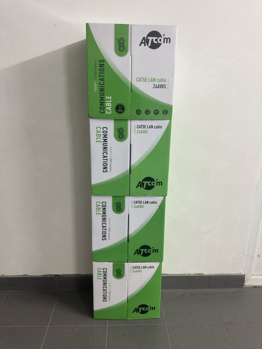 Кабель витапара cat5e lan cable 24awg 305 метрів