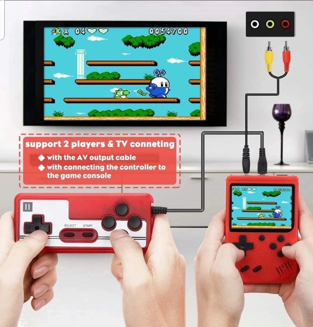 Mini game 400 jogos clássicos do Nintendo 8 bits