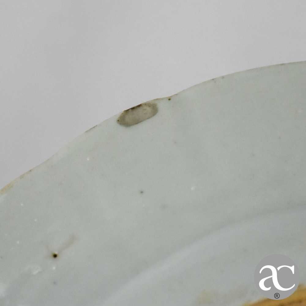 Prato porcelana da China, modelo Meissen, período Qianlong, séc. XVIII