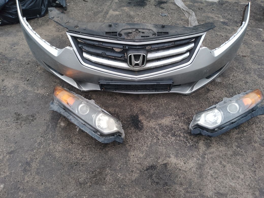 Honda Accord VIII Kompletny przód maska zderzak lampy pas chłodnice
