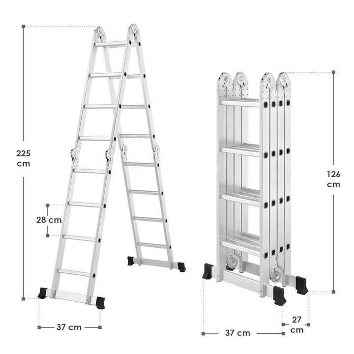 Wielofunkcyjna drabina rozkładana 4,7m