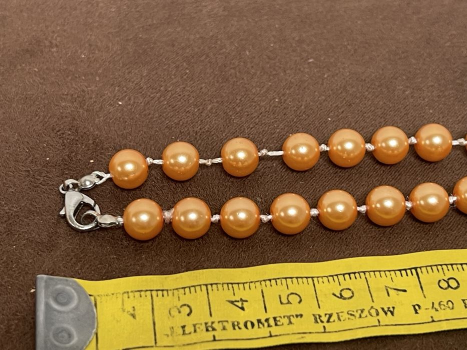 Perły Stary Naszyjnik z Prl