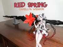 wuthering waves ( WUWA) Red Spring Camellya espada para cosplay